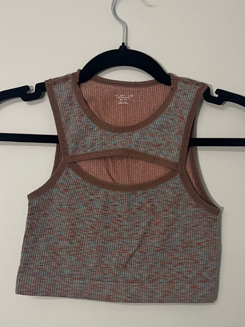 Urban Outfitters Cutout Multi Cropped Tank Top Size XS